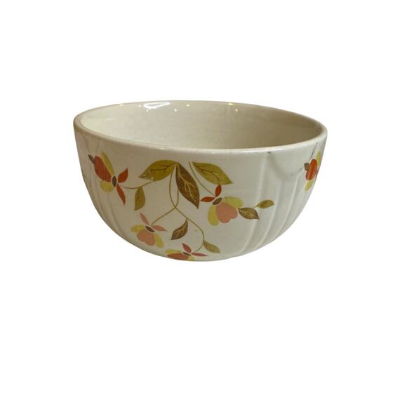 MidCentury Halls Superior 1 Qt Radiance Mixing Bowl Autumn Leaves 6.25" - Picture 2 of 7